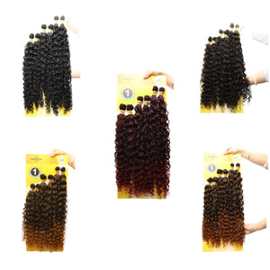 Comercio Transfronterizo Han Si Peluca de Cabello Sintético BELESSA Ondas Pequeñas y Largas 240g Paquete de Extensiones de Cabello Set de Tres Piezas - Product Image 5