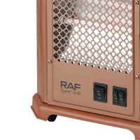 Chauffage au quartz multifonction 2000W avec grille supérieure et chauffage 360° sur 5 côtés pour chauffage intérieur et cuisson barbecue R.1707