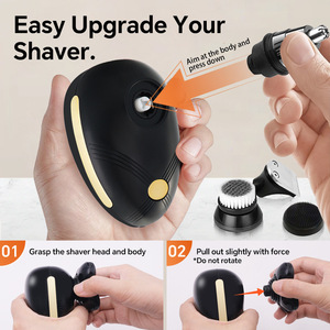 5 in 1 Bald <b>Head</b> Hair Trimmer Shaver Kit Beard <b>Razor</b> 8D Cordless Portable Electric Shaver Hair Removal Grooming Kit - Product Image 6