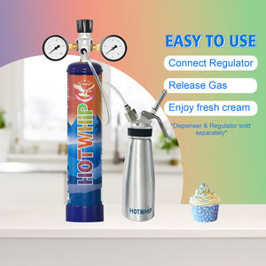 وصول جديد: أسطوانات غاز لتحضير الكريمة المخفوقة، شواحن كريمة، بومبوناس لصنع الكريمة - Product Image 2