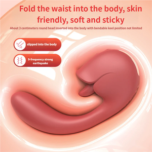 TT FOREST Juguetes Sexuales Femeninos 2 en 1 Vibrador con Lengua Estimulante, Masaje Relajante y Masturbador, Vibrador Sexual de Silicona Impermeable - Product Image 5