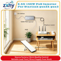 Injecteur PoE passif Gigabit 2,5G 150W, adaptateur Power Over Ethernet pour Starlink Gen 2 Gen 3 Dish RV extérieur