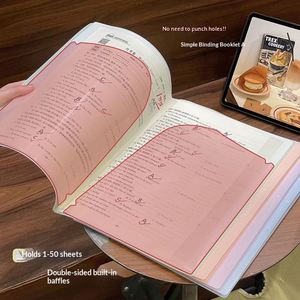 <b>A3</b> PP Translucent Multi-Page Clamp Test <b>Paper</b> Folder Storage Bag Loose-Leaf Student Document Holder Large Capacity High School - Product Image 3