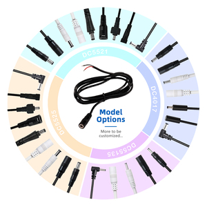 <span class=keywords><strong>2</strong></span> कोर 12v 24V dc4017 महिला कनेक्टर बिजली केबल 1.5 मीटर 22 वाट डीसी बिजली आपूर्ति कॉर्ड - Product Image 6