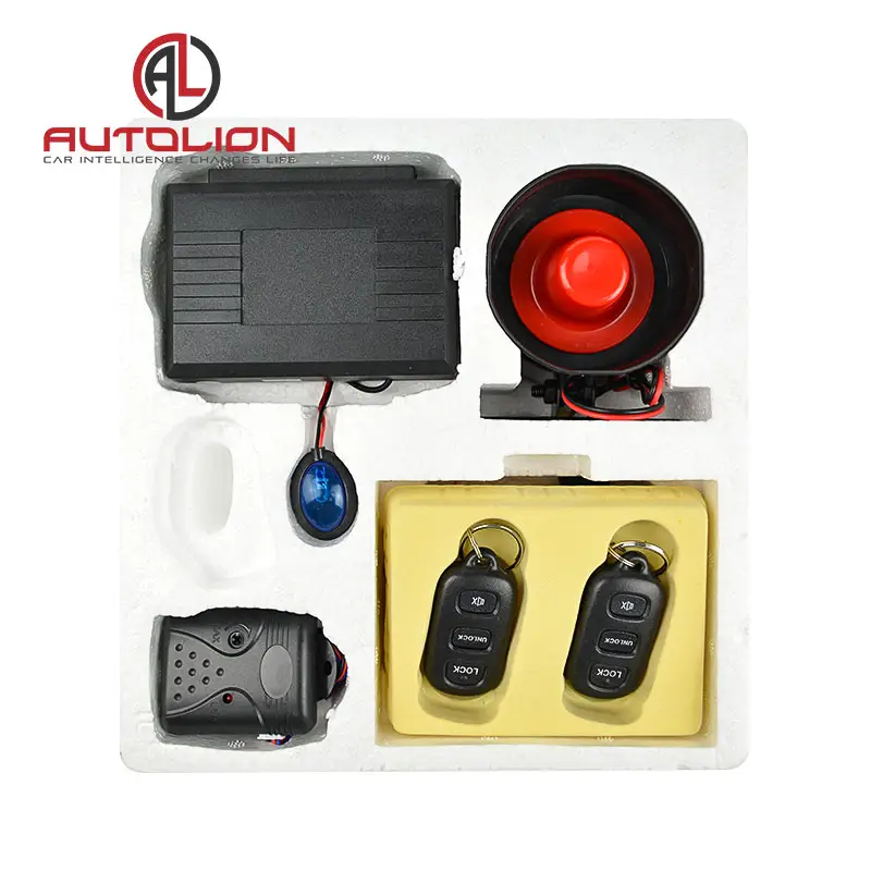 Vehicle Security System South American Market Hotsale Auto Alarm 1 Way plc car alarm system viper electric shock