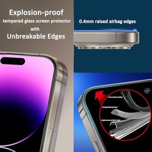 Manufacturer 9h Anti Shine Anti <strong>Bluelight</strong> Automatic Alignment Privacy Screen <strong>Protector</strong> for Iphone 11 17 18 Pro Screen <strong>Protectors</strong> - Product Image 6