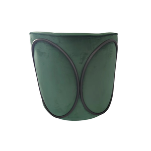 Mobili per Hotel in velluto verde, sedia imbottita, seduta da caffè, poltrona da divano - Product Image 3