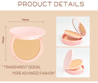 Palette de poudre bronzante pressée longue tenue à marque privée, bronzant personnalisé haute pigmentation, palette de contour nourrissante