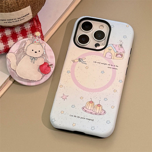 <span class=keywords><strong>Chat</strong></span> mignon support magnétique adapté pour 16 coque de téléphone IPhone17 11 Film 15promax <span class=keywords><strong>pas</strong></span> <span class=keywords><strong>cher</strong></span> en gros 14 anti-dérapant - Product Image 4