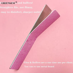 <span class=keywords><strong>Lima</strong></span> de <span class=keywords><strong>uñas</strong></span> de media luna <span class=keywords><strong>rosa</strong></span> lavable de grano 100/180, bloque de lija fuerte personalizable para <span class=keywords><strong>uñas</strong></span>, limas de <span class=keywords><strong>uñas</strong></span> 80/80 - Product Image 3