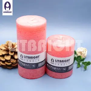 Rustic Pillar Popular Customized Handmade Solid Pillar Candle Home Decoration Professional Factory Wholesale