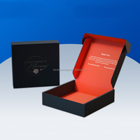 Caja de Envío Corrugada Personalizada al por Mayor, Etiqueta Privada, Embalaje para Ropa, Color, Relieve UV, Calcetines Reciclados