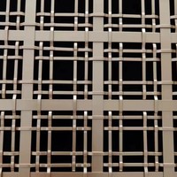 Chaîne de rideau en maille métallique décorative pour séparateur de pièce et fenêtre