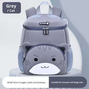 Nuovo stile alla moda impermeabile in Neoprene carino 3 ~ 6 anni scuola materna cartone animato borsa ragazzo leggero Mini bambini bambini zaino primario - Product Image 2