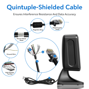 Máy tính để bàn nhỏ 2D Omni <span class=keywords><strong>USB</strong></span> tự động máy ảnh lector codigo de barras cho siêu thị - Product Image 6