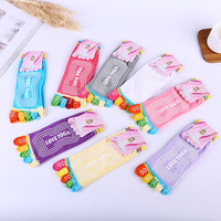 Quantité coton Spandex YOGA Sports orteils séparés chaussettes hommes femmes chaussettes de Compression antidérapantes