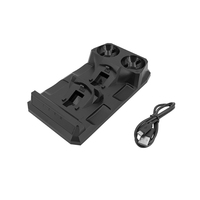 Base de Carga para Controladores de PS4 PS MOVE VR, Estación de Carga con Cable, Base de Carga Cuádruple, Accesorio para Cargar
