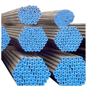 A106 Gr. B Sch 40 80 160 Tube sans couture en acier au carbone <span class=keywords><strong>ASME</strong></span> B36.10 PE enduit ou tuyau en acier Smls peint en noir - Product Image 1