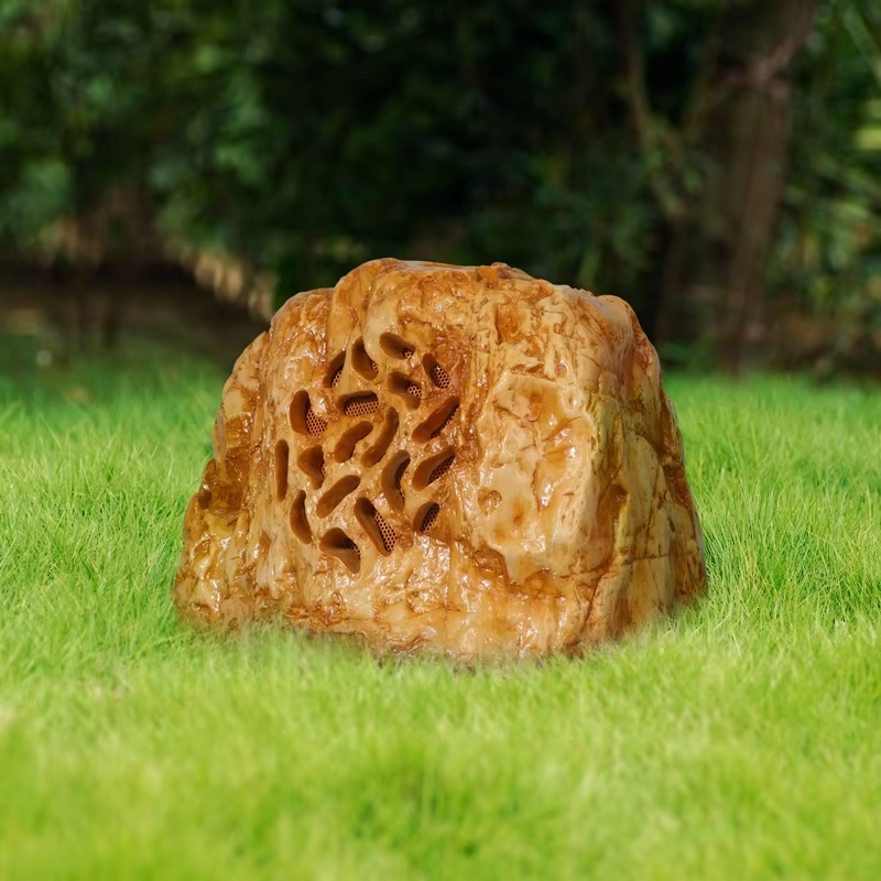 HiFi TL203 Outdoor Rock Shaped Stone Speaker with IPX6 Waterproof Professional PA System OEM Garden Lawn Speaker · image 5