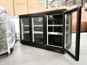 ثلاجة منتصبة بباب واحد للفنادق تستخدم طاولة عرض للمشروبات وطاولة ثلاجة أعلى الظهر بار مبرد تطبيق سوبر ماركت - Product Image 2