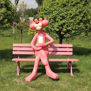 Estatua <span class=keywords><strong>de</strong></span> Animal <span class=keywords><strong>de</strong></span> <span class=keywords><strong>Pantera</strong></span> <span class=keywords><strong>Rosa</strong></span> <span class=keywords><strong>de</strong></span> tamaño real personalizable, escultura decorativa <span class=keywords><strong>de</strong></span> fibra <span class=keywords><strong>de</strong></span> vidrio para exteriores, artesanías <span class=keywords><strong>de</strong></span> resina duraderas - Product Image 6