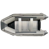Fabricant professionnel de bateaux de plaisance aquatiques, yacht sportif gonflable de 12 pieds, ponton à fond plat pliable et stable avec moteur en PVC
