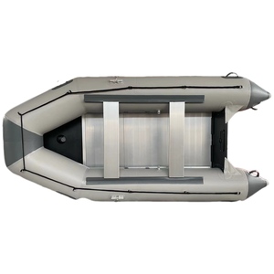 Produttore Professionale di Imbarcazioni per Sport Acquatici, Yacht Gonfiabile da 12 Piedi, Barca Pieghevole Stabile con Fondo Piatto e Motore in PVC - Product Image 3