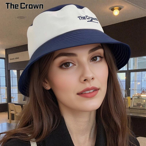 Chapeau Bob de Pêche Bicolore Personnalisé avec Logo, Vente en Gros, Chapeau de Soleil Structuré à Deux Tons avec Logo Imprimé, Fabricant - Product Image 4
