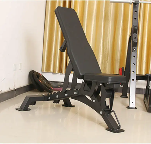 Fitnessbank met verstelbare dumbbells, multifunctioneel voor sit-ups, gewichtsheffen en <span class=keywords><strong>bench</strong></span> press - Product Image 4