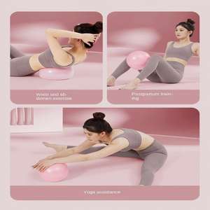 Balón de Fitness de PVC Ecológico de 25 cm <span class=keywords><strong>para</strong></span> Yoga, Pilates, Gimnasia, Antiexplosión, Suave, con Logotipo Personalizado, Equipo de Equilibrio de Plástico - Product Image 5