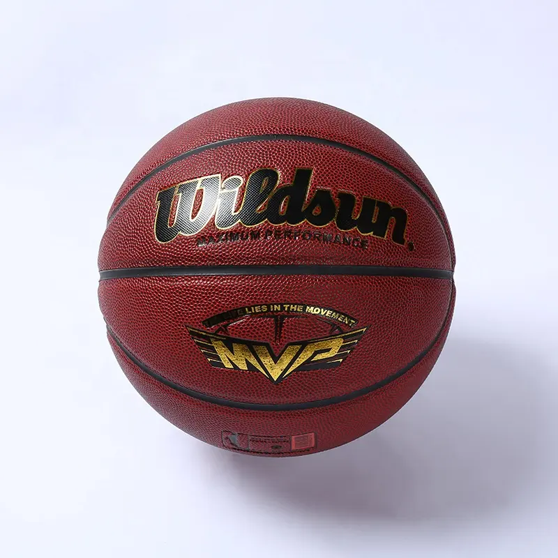 Competition Training Equipment Teenagers Basket Genuine Environmental PU Material Size Professional Leather Basketball Ball