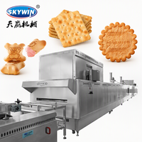Ligne de production industrielle à haut rendement pour gallettes, machine à biscuits rotative, équipement de cuisson et de pâtisserie continu