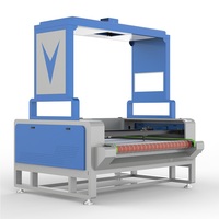 Máquina cortadora automática de nuevo tipo, trazador de tela con forma de corte de cámara ccd