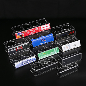 Expositor de acrílico Xingrui, diseño modular transparente hecho a medida para zona de servicio de bebidas - Product Image 1