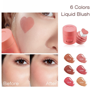 Terciopelo nude natural rubor líquido sello cojín de <span class=keywords><strong>aire</strong></span> <span class=keywords><strong>amor</strong></span> Venta caliente etiqueta privada personalizada - Product Image 4