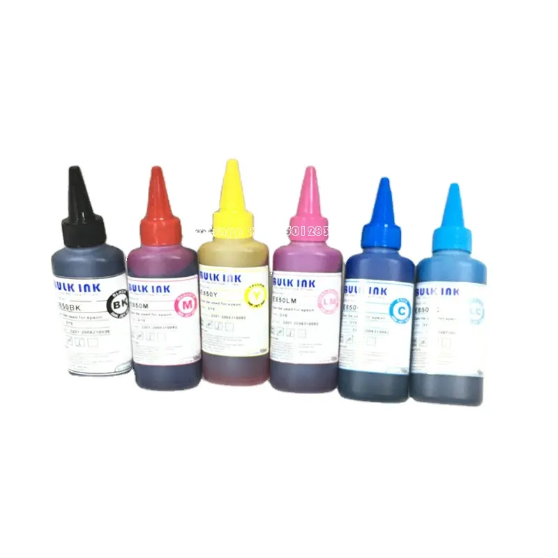 Inkjet Printer Machine Universal Dye Ink for Epson L120 L220 L310 L555 L Series Printer Refill Sublimation Eco Solvent Ink