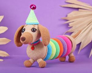Köpek istifleme oyuncak tığ desen köpek Amigurumi bebek aktivite oyuncak kolay talimatları köpek tığ desen - Product Image 3