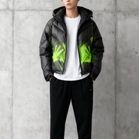 Veste matelassée thermosensible Mertra à changement de couleur – Manteau d'hiver en duvet à design réactif à la température – Veste réactive au chaleur