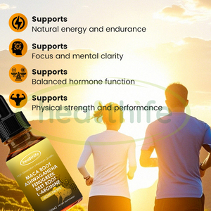 Healthife OEM Private Label <strong>Maca</strong> Root Drop With Ashwagandha Fenugreek Beetroot L-arginine - Product Image 3