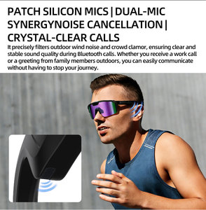 Lunettes Intelligentes IA Direct Usine : Traduction 139 Langues, Caméra 8MP, Commande Vocale, Enregistrement Mains Libres, Longue Autonomie <span class=keywords><strong>de</strong></span> Batterie - Product Image 5