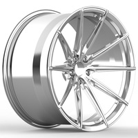 Velg Mobil Balap Cekung Krom Alloy Forged 18 19 20 21 Inch 5X112 5X120 PCD Cocok untuk M3 M4 M5 RS