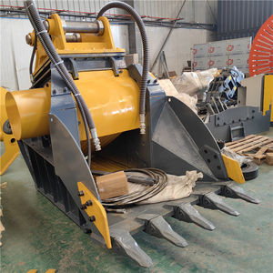 Bibo Best Mining Quarry Rock Rusher Machine Excavator Concrete Demolition Waste Crusher Bucket Construction Waste Crushing in Sa - Product Image 5