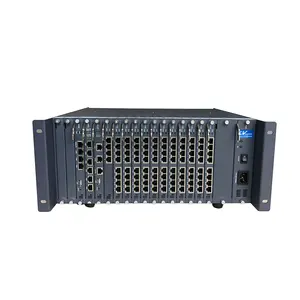 Catu daya redundan PPBX 8000 max 384 FXO/FXS IPPBX Oem ip pbx dari pabrik