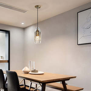 Copper Creative Dinning <b>Room</b> bedroom Decoration Lamp small Crystal Pendant <b>Light</b> <b>for</b> Kitchen <b>living</b> <b>room</b> - Product Image 4