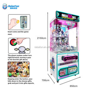 Machine à griffes d'arcade personnalisée RaiseFun, machine à griffes à pièces, machine à griffes pour peluches avec système de lecteur de cartes - Product Image 3