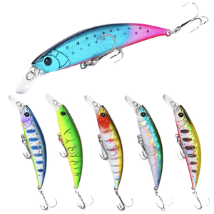 Leurre de pêche coulant Minnow 10g 70mm en ABS, crankbait pour la pêche au bar, à la <span class=keywords><strong>truite</strong></span>, au brochet et au rockfish en rivières et lacs - Product Image 3