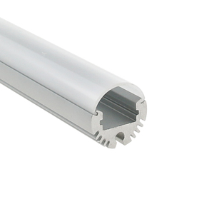 Profil en aluminium LED personnalisé, rond, 20mm de diamètre, pour cabine d'exposition - Product Image 1