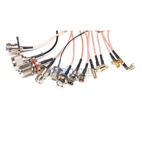 Kundenspezifische Fertigung 50 Ohm Verlustarmes BNC-Kabel (Stecker/Buchse) für Kommunikationsgeräte