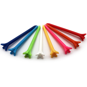 Tees de golf en plastique colorés à 5 pointes, à friction, 2 3/4 " et 3 1/4 ", en gros et à prix abordable - Product Image 3