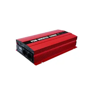 Inverter 1500W LCD Smart Pure Sine Wave OEM Power Inverter 12V DC To 220V AC With APP And Dongle